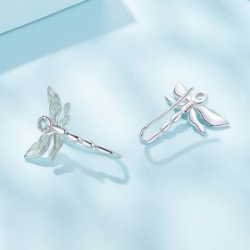 Pandora Style Dragonfly Studs Earrings - SCE1623