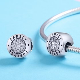Pandora Style Silver Charm, Forever Home - SCC814