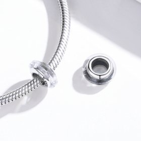 Pandora Style Silver Spacer Charm, Crysta - SCC1818