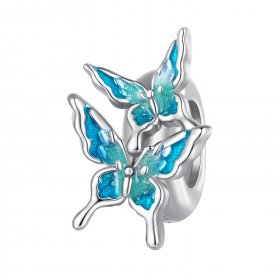 Pandora Style Butterfly Spacer Charm - BSC789