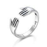 Silver Give Me A Hug Ring - PANDORA Style - SCR136