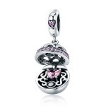 Pandora Style Silver Bangle Charm, Surprise of Love - SCC689