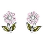 PANDORA Style Delicate Flowers Stud Earrings - BSE592-PK