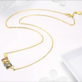 Pandora Style Initial Necklace - BSN011