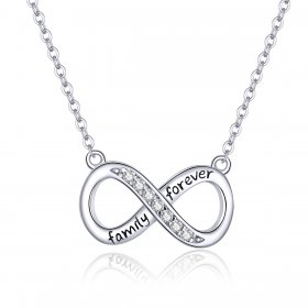 Silver Love Unlimited Necklace - PANDORA Style - SCN352