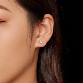 Pandora-inspired 0.5Ct Moissanite Stud Earrings - MSE024-S