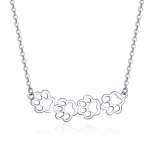 Silver Cute Paw Necklace - PANDORA Style - SCN346