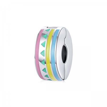 Pandora Style Silver Charm, Colorful Enamel - SCC1756