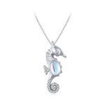 Pandora Style Necklace with Seahorse - BSN332