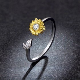 PANDORA Style Sun Flower Open Ring - BSR213