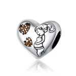 Pandora Style Silver Charm, New Mom Pregnancy - SCC1589