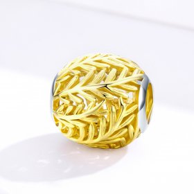 Pandora Style 18ct Gold Plated Charm, Branch - SCC1332