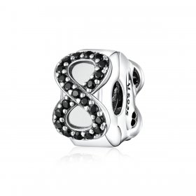Pandora Style Silver Charm, Symbol of Infinity - SCC1498