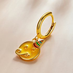 PANDORA Style Emoji - Celebrate Hoop Earrings - SCE1204-A