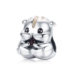 Silver Hamster Charm - PANDORA Style - SCC1133