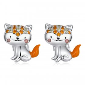 PANDORA Style Cute Fox Stud Earrings - SCE1373