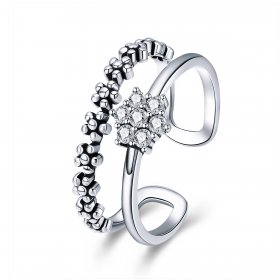 Silver Elegant Temperament Ring - PANDORA Style - SCR428
