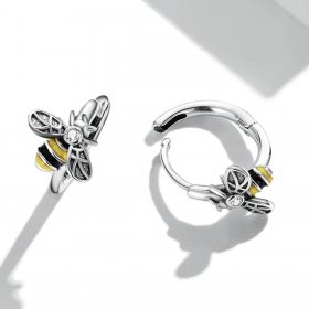 PANDORA Style Mini Bee Hoop Earrings - SCE1337