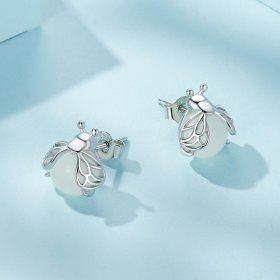 Pandora Style Fireflies Luminous Studs Earrings - SCE1647