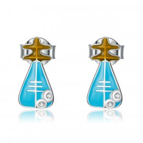 PANDORA Style Mini Lute Stud Earrings - SCE1216