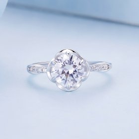 Pandora Style Romantic Rose Ring - BSR387