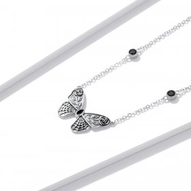 PANDORA Style Retro Butterfly Necklace - BSN235