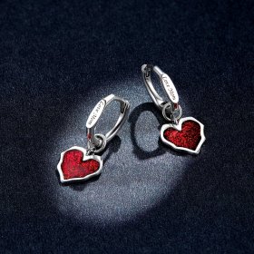 PANDORA Style Close Lover Hoop Earrings - BSE484
