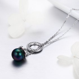 Silver Noble Temperament Necklace - PANDORA Style - SCN200