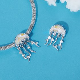 Pandora Style Jellyfish Charm - BSC915
