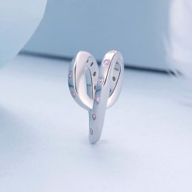 Pandora Style Entangled Heart Charm - BSC928