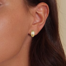 Pandora Style Moon Studs Earrings - SCE1632-B