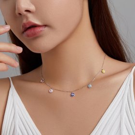 PANDORA Style Guardian Eye Necklace - SCN463