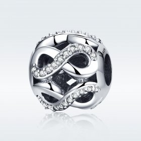 Pandora Style Silver Charm, Infinity - SCC141