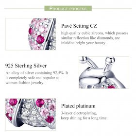 Silver Ladybug Charm - PANDORA Style - SCC1120