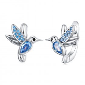 PANDORA Style Hummingbird Hoop Earrings - SCE1503