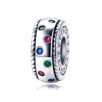 Pandora Compatible Silver Moment of First Encounter Spacer - SCC1005