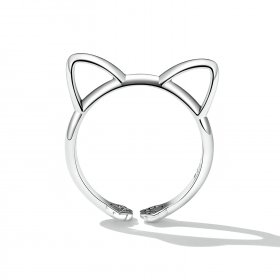 PANDORA Style Simple Cat Open Ring - SCR832