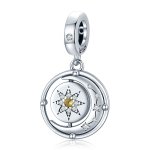 PANDORA Style Stars and Moon Flow Dangle Charm - BSC477