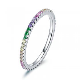 Pandora Style Rainbow Ring - BSR168