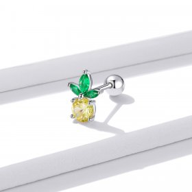 PANDORA Style Summer Sweetheart - Pineapple Stud Earrings - BSE490