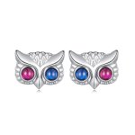 Pandora Style Owl Stud Earrings - SCE1602