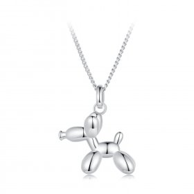 Pandora Style Balloon Dog Necklace - SCN506