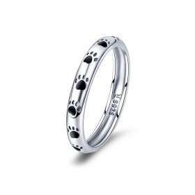 Silver Paw Ring - PANDORA Style - SCR445