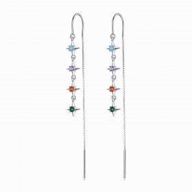 PANDORA Style Starry Zirconium Drop Earrings - SCE1420