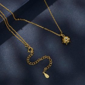 Pandora Style Necklace with Luxury Moissanite - MSN006-B
