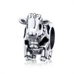 Silver Cute Cattle Charm - PANDORA Style - SCC1049