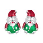 Pandora Style Glow-In-The-Dark Christmas Studs Earrings - BSE918