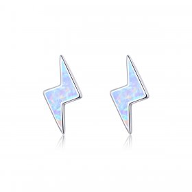 PANDORA Style Opal Lightning Stud Earrings - SCE860