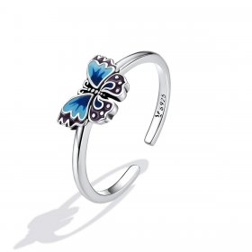 PANDORA Style Retro Butterfly Open Ring - SCR802