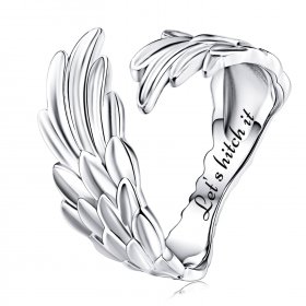Pandora Style Angel Ring - BSR322